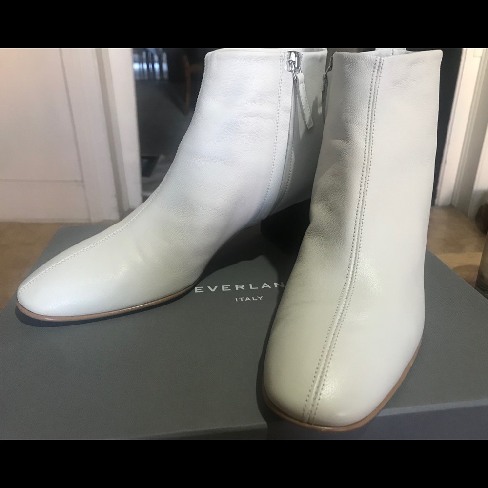 Everlane day boot size 8 in Bone